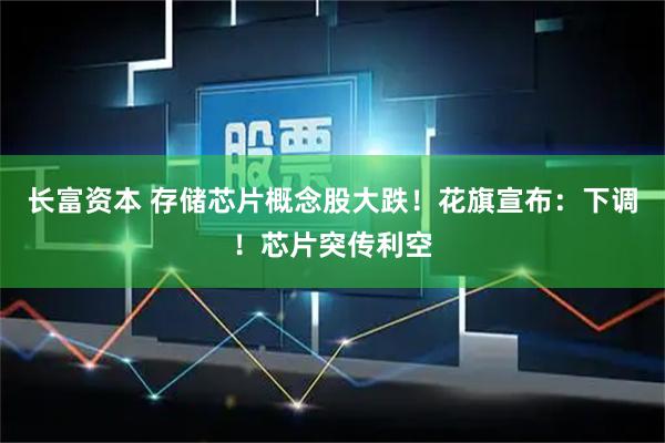 长富资本 存储芯片概念股大跌！花旗宣布：下调！芯片突传利空