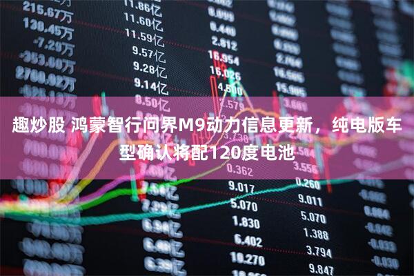 趣炒股 鸿蒙智行问界M9动力信息更新，纯电版车型确认将配120度电池
